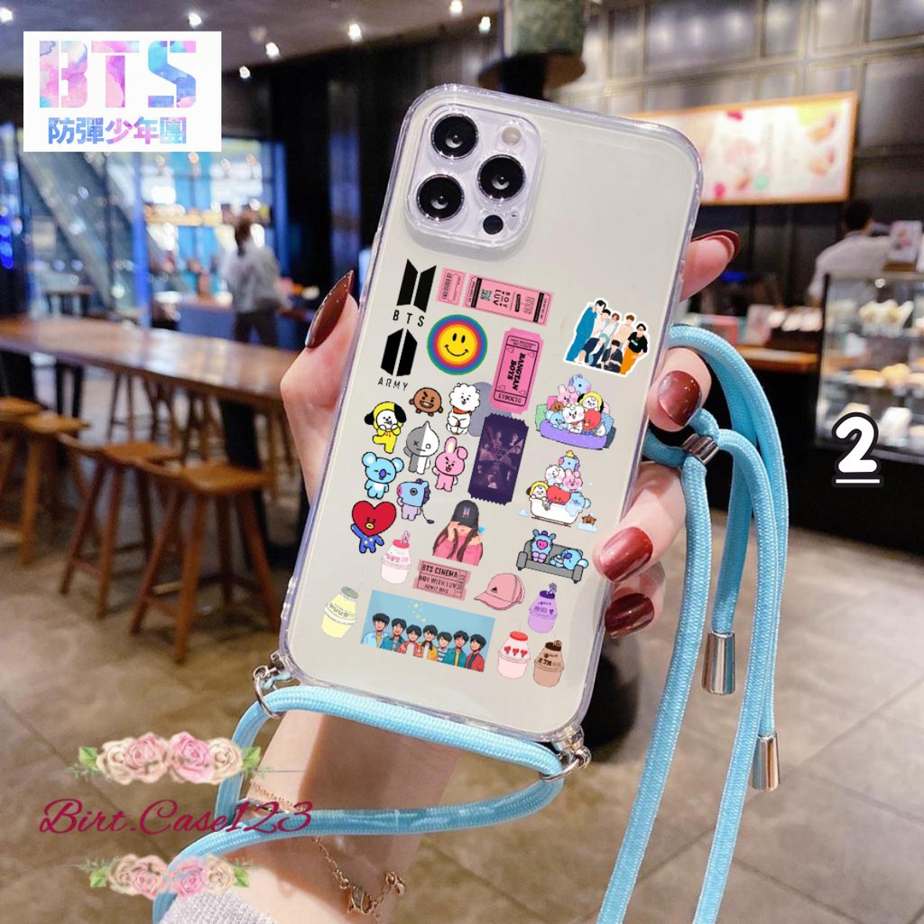 Softcase Slingcase Lanyard Bening KPOP Realme C1 C2 C3 3 5 5i 5s 6 7 Narzo 20 Pro BC5601