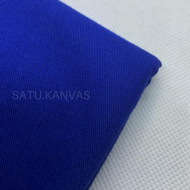 Kain AMERICAN DRILL SAVERO / bahan kain seragam-Biru elektrik