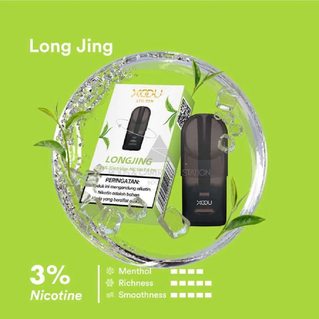[ LongJing ] [Isi 2] Relx Infinity Essential Pods Cartridge XOOU RELX compatible - LongJing Long Jing