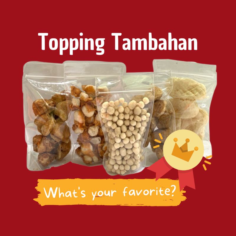 

Tambahan Topping