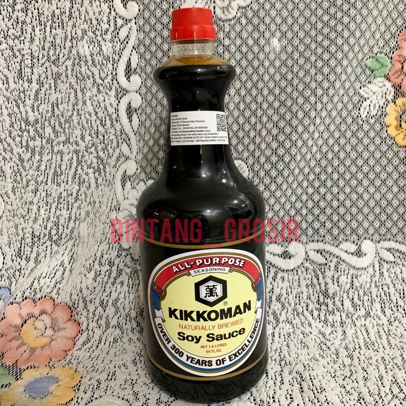 

Kikkoman Soy Sauce 1.6 Liter / Shoyu Pet / all purpose / Seasoning / Kecap / Asin / Kikkoman / Soy / Sauce / Naturally Brewed