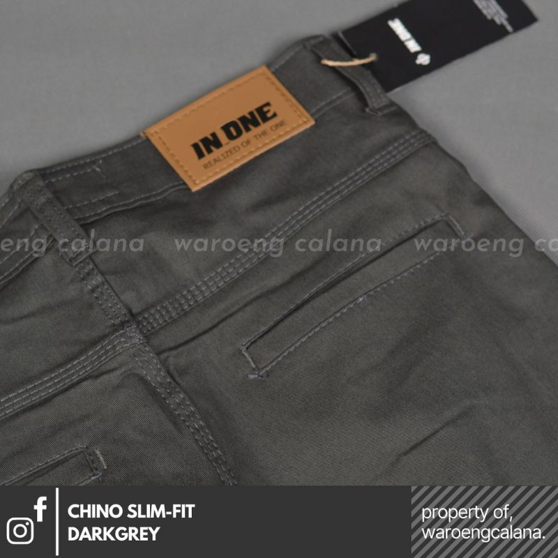 Celana panjang chino selimfit Original IN-ONE ukuran 27.28.29.30.31.32.33.34.
