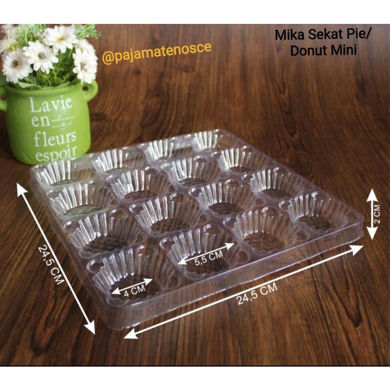 25pcs/pack Sekat Mika 16pcs Fruit Pie Donut Pao Donut Nastar Jumbo Angku Hampers