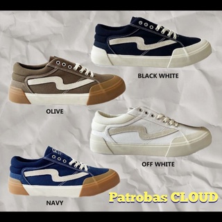 SEPATU PATROBAS CLOUD LOW ORIGINAL BLACK WHITE NAVY CHARVOAL GUM