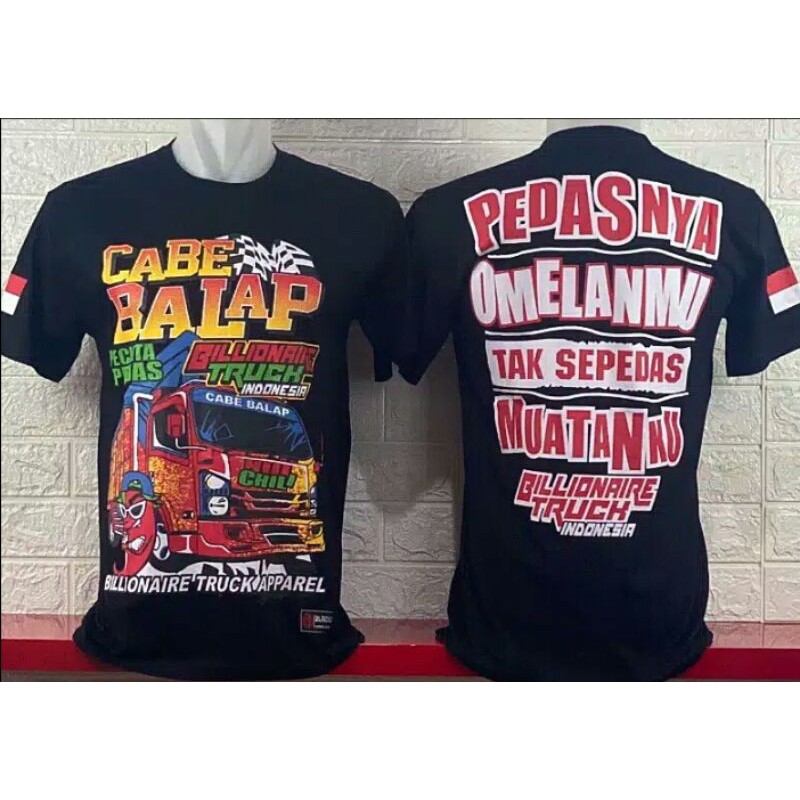 Kaos Driver Truck Kata Kata Cabe Balap
