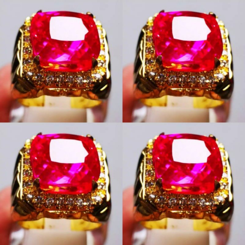 BATU PERMATA RUBY BURMA SIAM FULL DS 9.25 LUSTER BIG SIZE