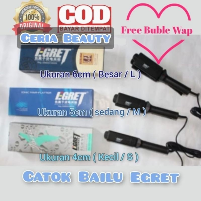 Catok Bailu EGREET ION - Catok Pelurus Rambut Bailu ION