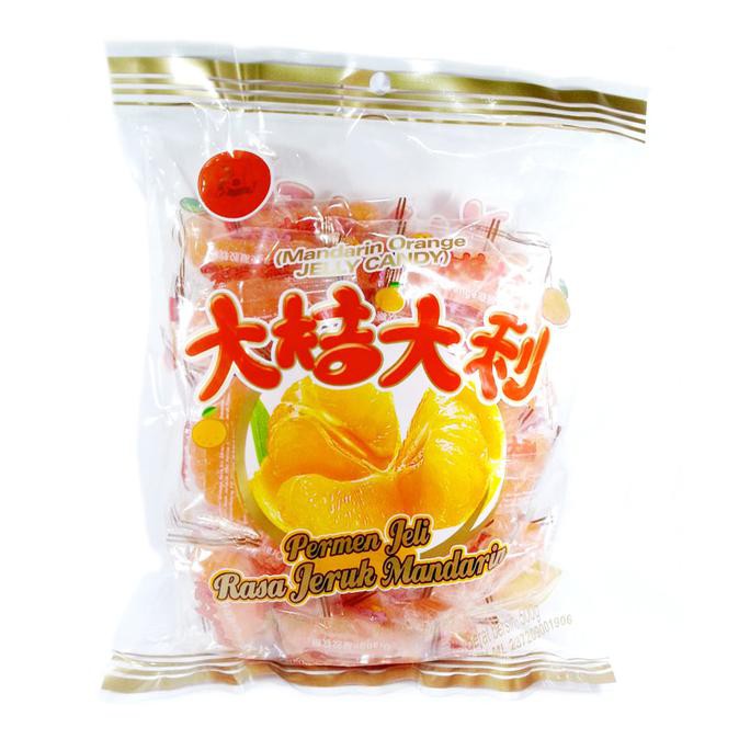 

ENAK Chen Liang Ji Mandarin Orange Jelly Candy / Permen Jeli Jeruk Mandarin BANYAK RASA