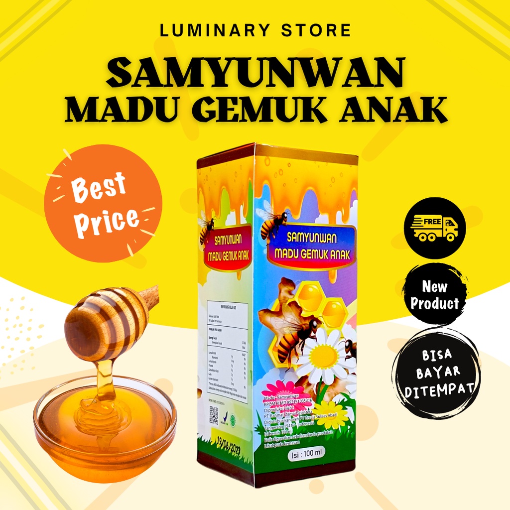 SAMYUNWAN MADU ORIGINAL BPOM / SAMYUNWAN MADU PENGGEMUK BADAN ANAK