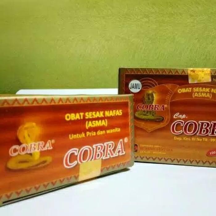 Jamu cap cobra obat sesak nafas (asma)