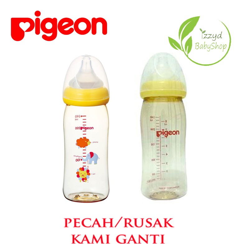 PIGEON Botol Susu t-ester wideneck 200ml atau 300ml / PPSU 160Ml dan 240 ml