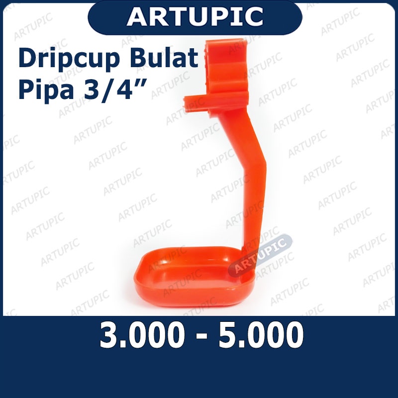 Dripcup Bulat Mangkok Mangkuk Nipple Ayam Puyuh Bebek Pipa Bulat 3per4 Inch