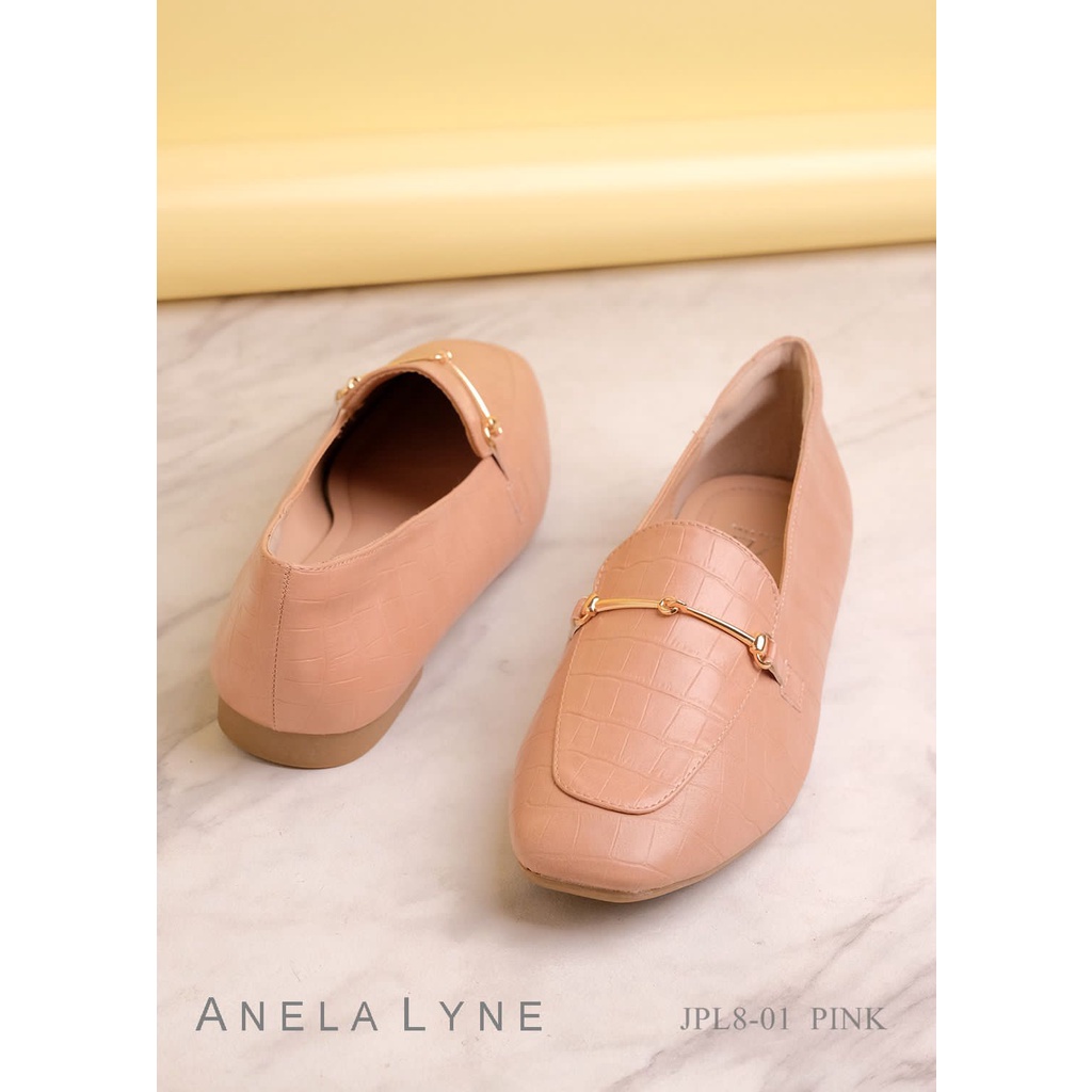 ANELA LYNE SEPATU LOAFERS LEATHER BEDELIA PL8-01 ORIGINAL