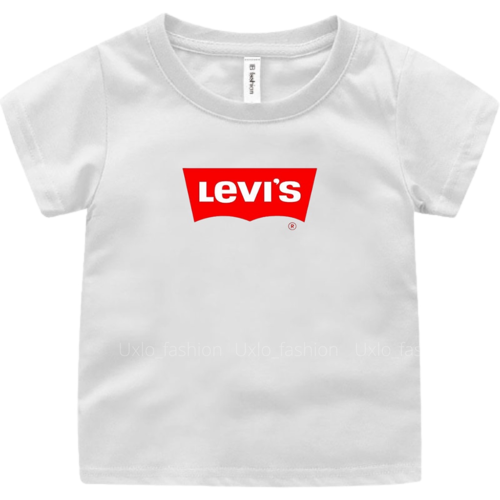 BAJU KAOS ANAK PEREMPUAN DAN LAKI LKI MURAH UMUR 1 2 3 4 5 6 7 8 9 TAHUN MOTIF L3V1S TULISAN UXLO FASHION