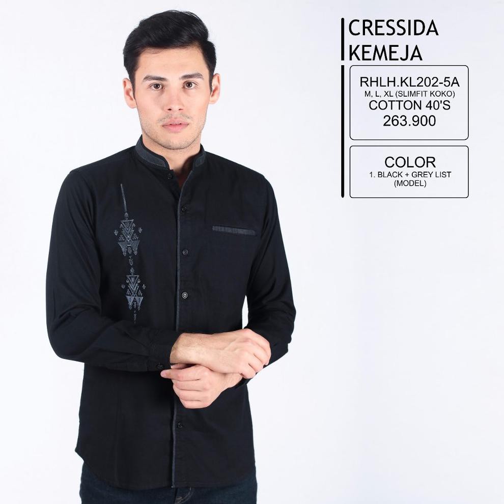 Termurah Kemeja Koko Slimfit Cressida Kl202