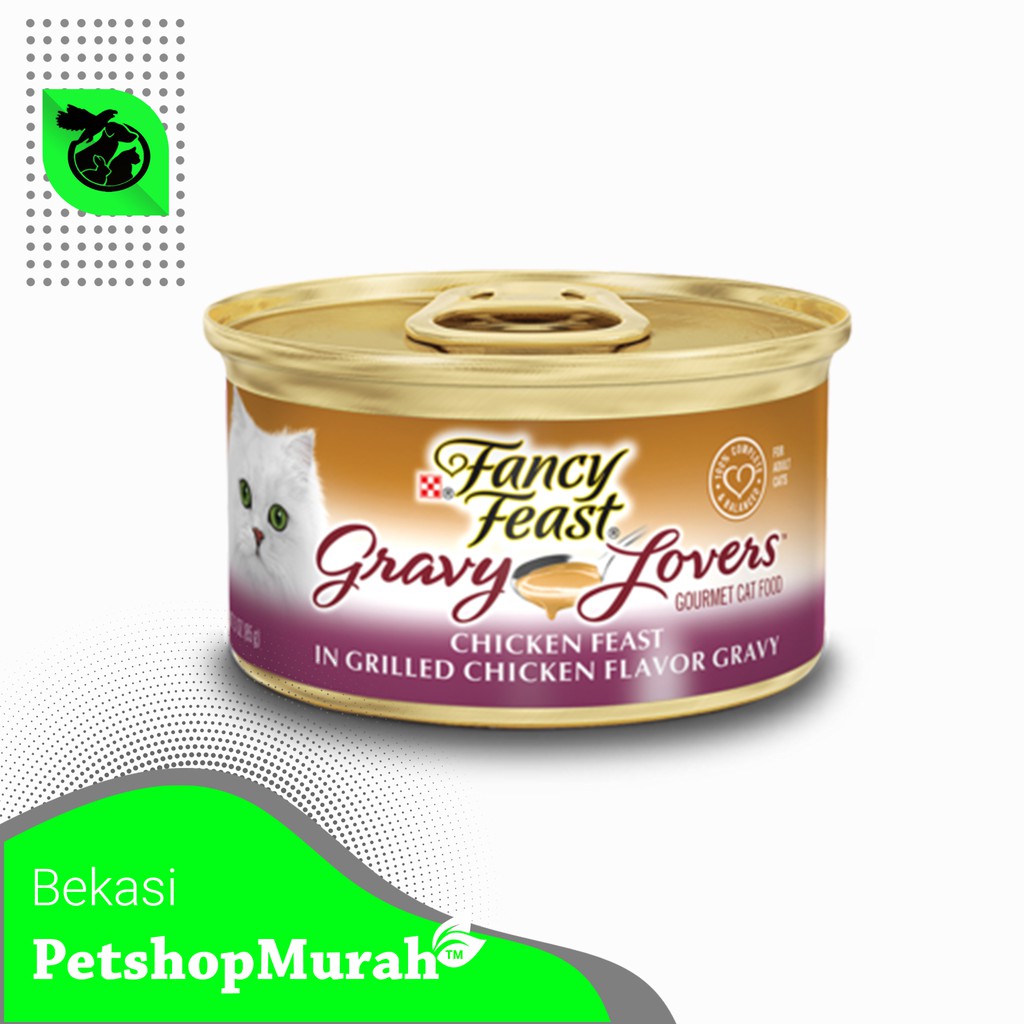 Makanan Kucing Fancy Feast  85gr Makanan Basah FancyFeast Kaleng Murah 85 gr