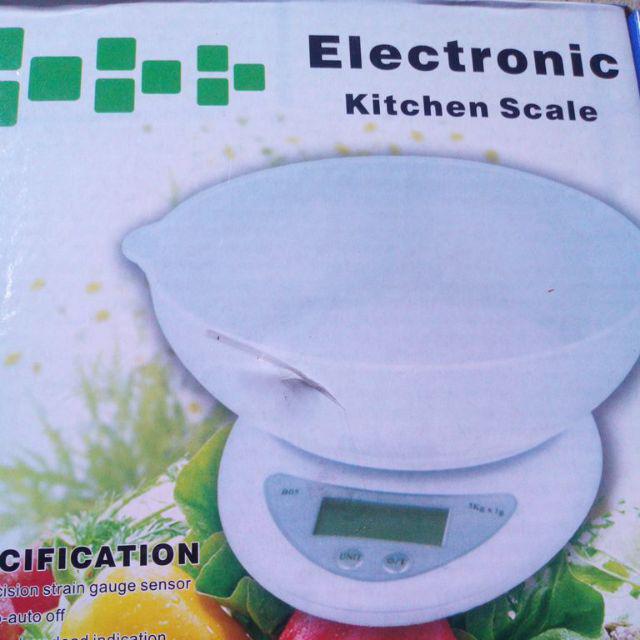 Timbangan Dapur Mangkok 5 Kg Mangkuk Kitchen Scale Digital Bowl Daging Sayur Bawang Murah Praktis Ri