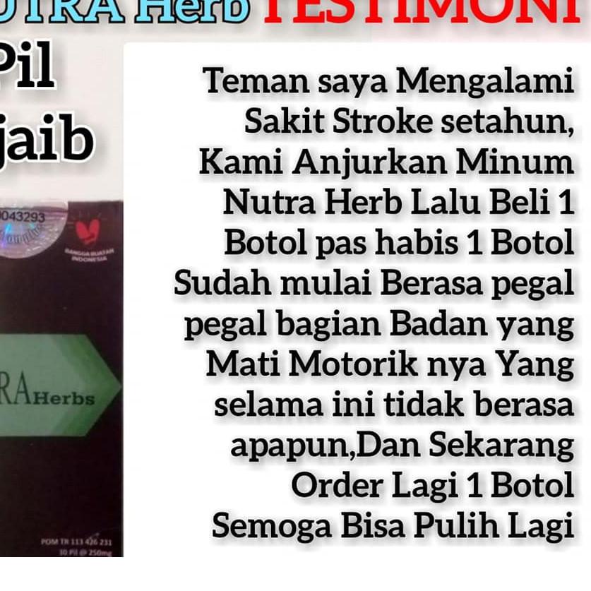 

EXCLUSIVE!#NUTRAHERBS | Herbal Bio Nutra HERBS Herbal Sendi Saraf | Stroke dan Darah Tinggi|KD6