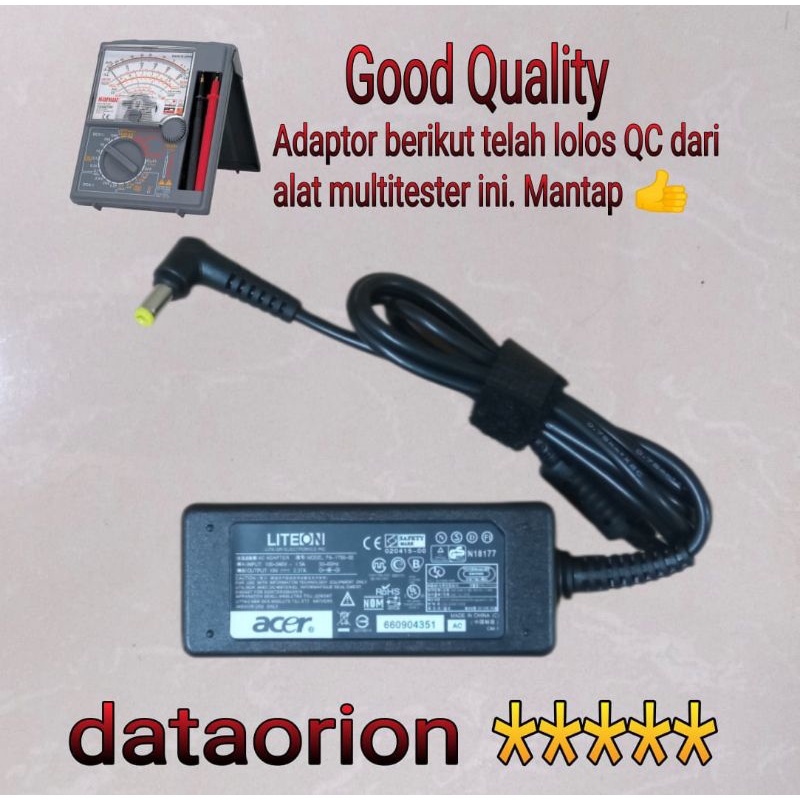 Adaptor Charger Acer 19V 2.37A DC 5.5*1.7mm for Acer Aspire ES1-512  ES1-711