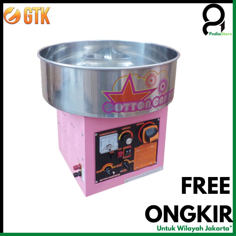 Guataka Gas Cotton Candy Mesin Pembuat Permen Gula / Gulali GTK
