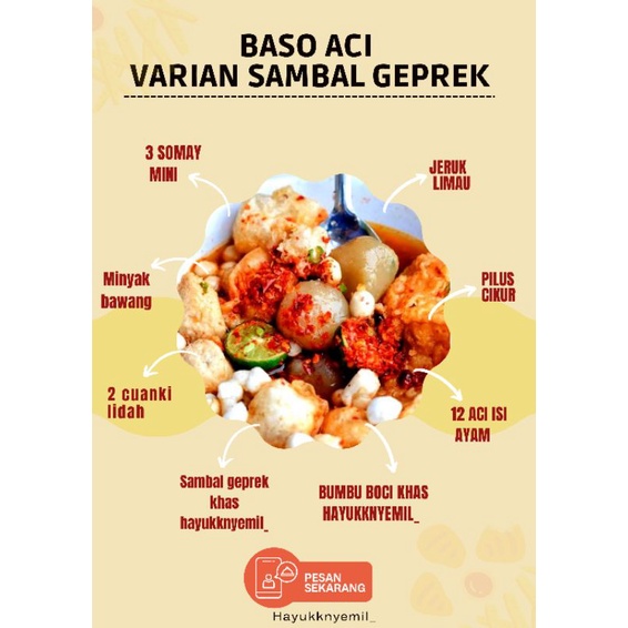 

BASO ACI SAMBAL GEPREK