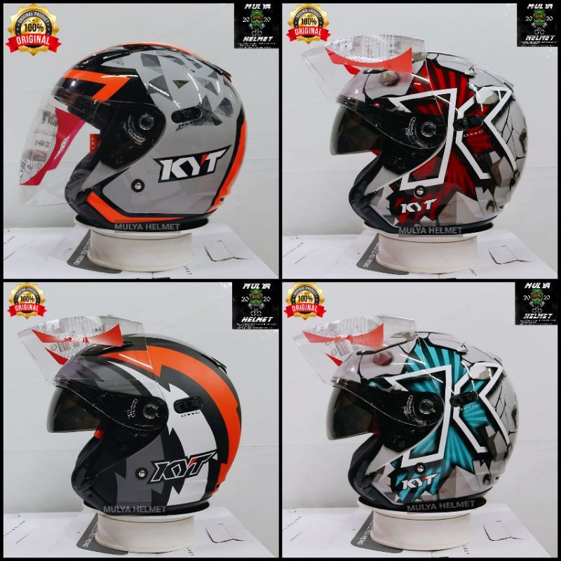 Helm KYT DJ MAXI ( Motif Seri Terbaru 2022 )