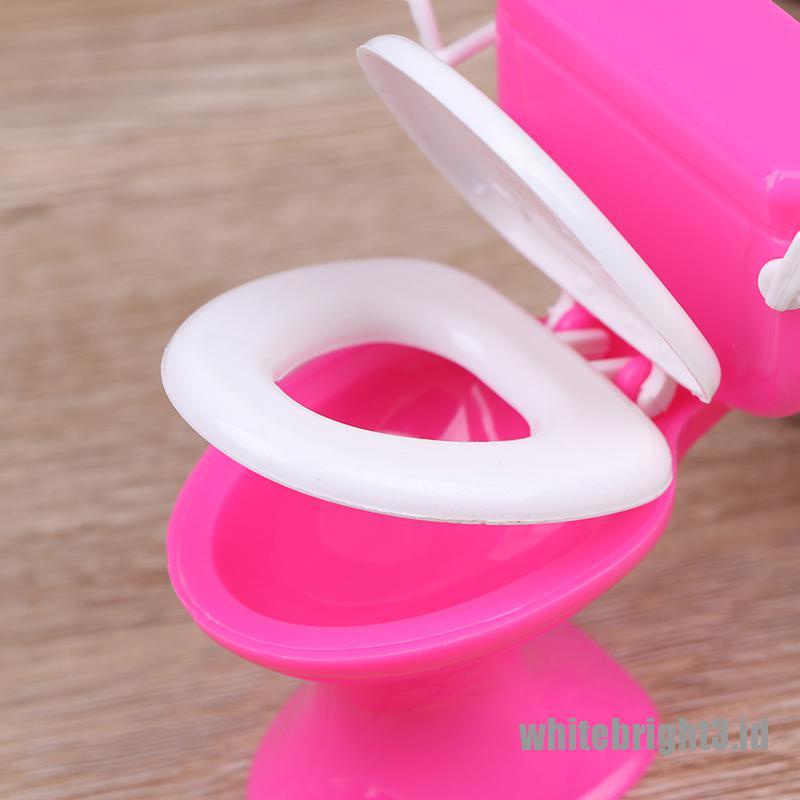 (white3) Miniatur Toilet Kamar Mandi Untuk Rumah Boneka