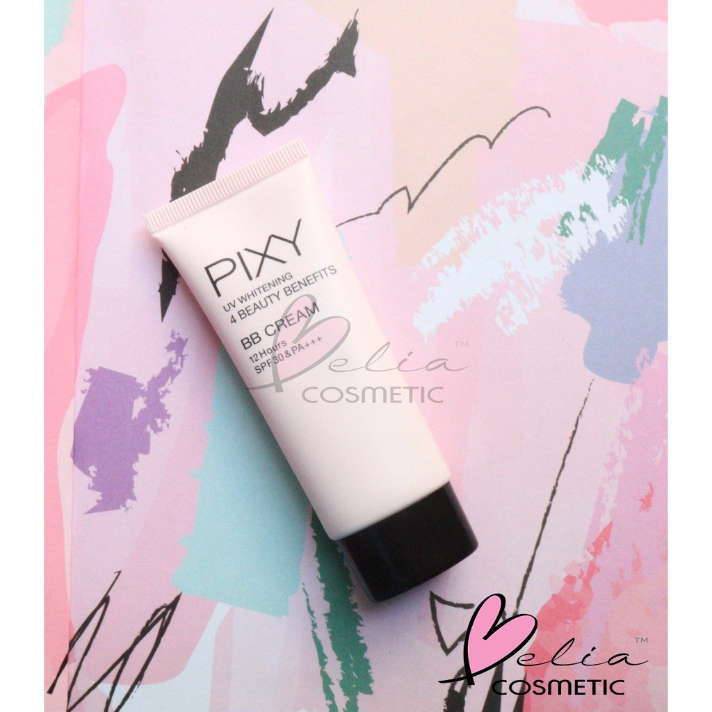 ❤ BELIA ❤ PIXY BB Cream UV Whitening 4 Beauty Benefits  30 mL