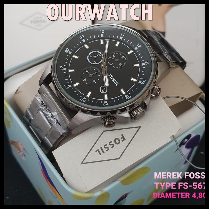 JAM TANGAN PRIA FOSSIL FS 5672/ FS 5673 ORIGINAL