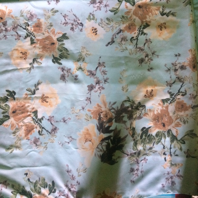 Jilbab segi empat  baby blue