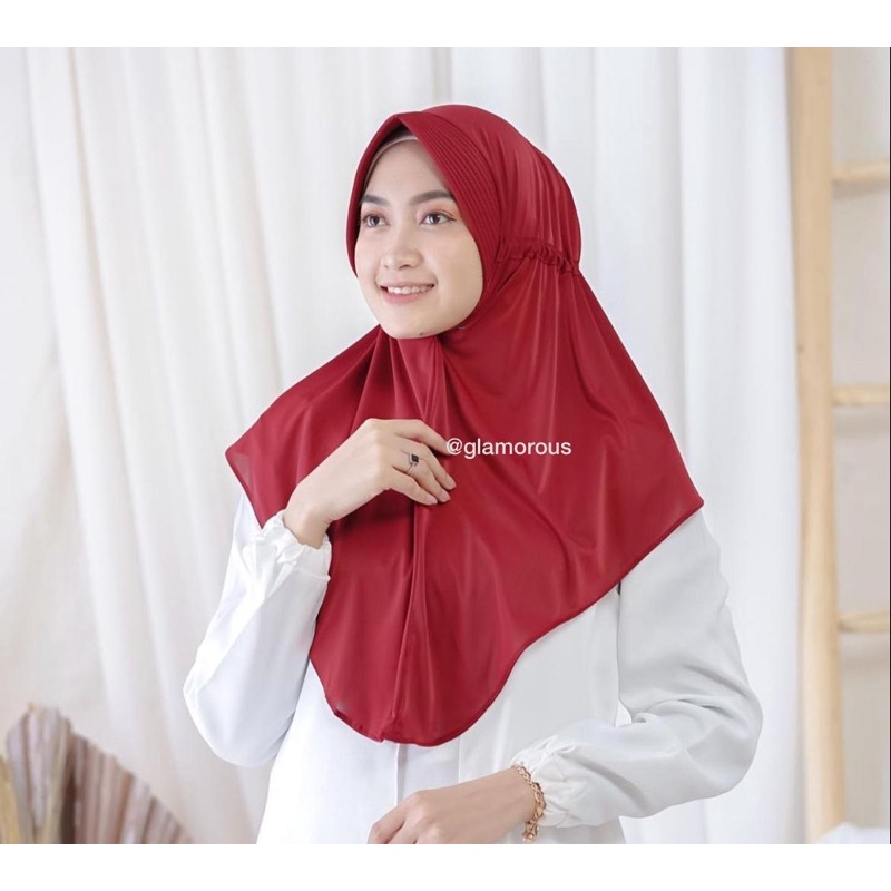 JILBAB SERUT JOKOWI MODEL INSTAN BAHAN JERSEY PREMIUM