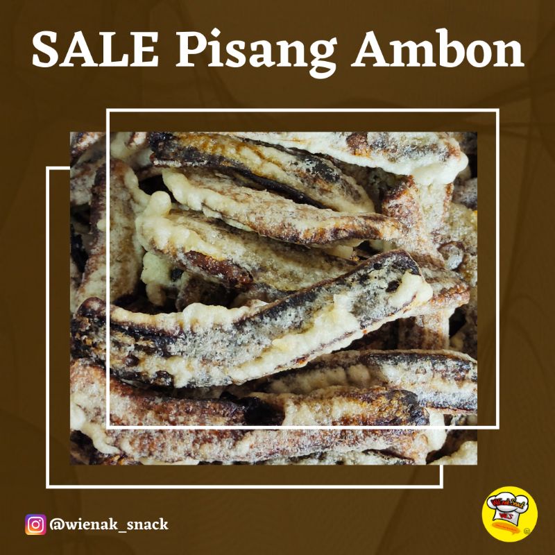

Camilan Kiloan Sale Pisang Ambon (500 g)