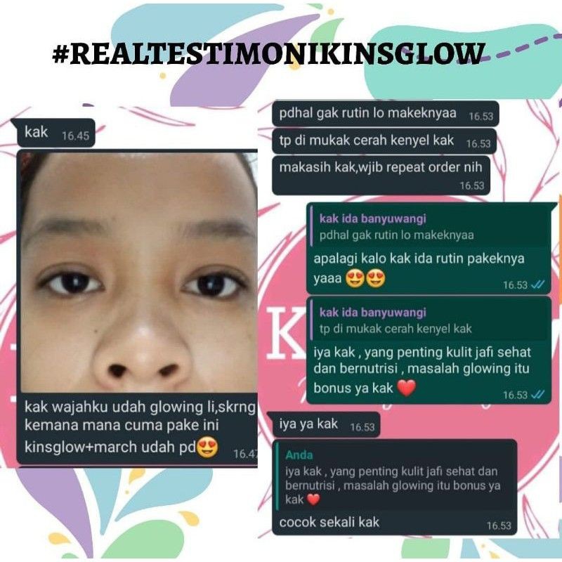 KINSGLOW SKINCARE ORI | KINSGLOW BEAUTY SKINCARE | CREAM KINSGLOW PAKET KECANTIKAN | FLEK HITAM