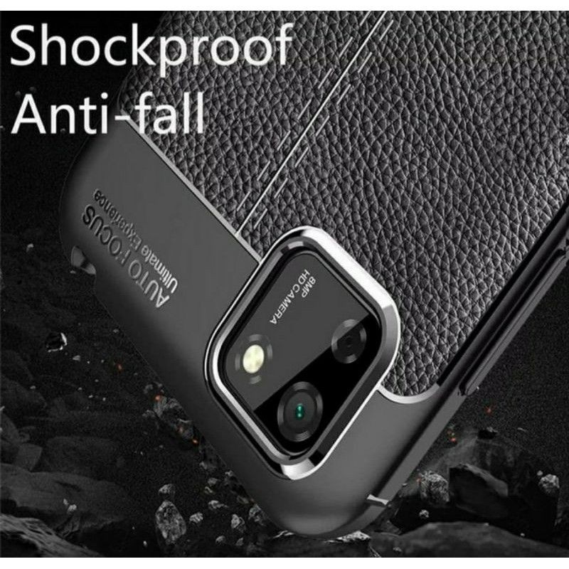 [FREE TEMPERED GLASS] softcase REALME NARZO 30A/C11/C12/C15 silicon/casing AUTOFOCUS hitam
