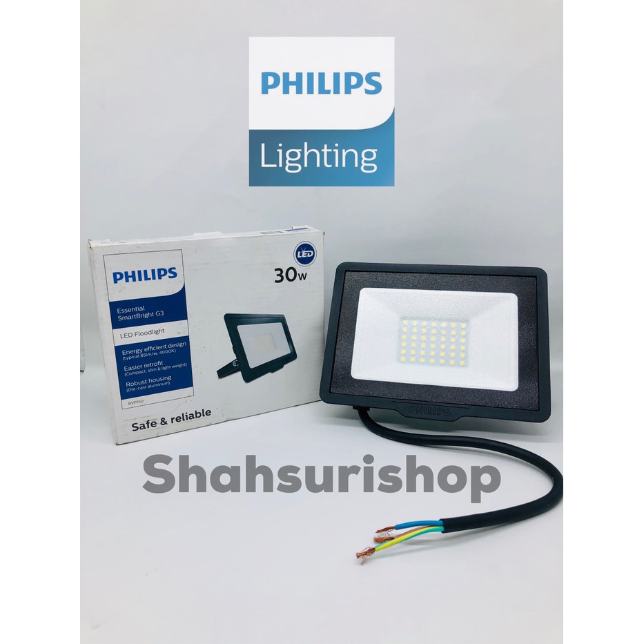 FLOOD LIGHT PHILIPS LED BVP150 30W 30 WATT W LAMPU SOROT