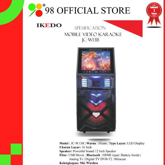 Fikashop000 | Ikedo Mobile Video Karaoke Jc-W13B