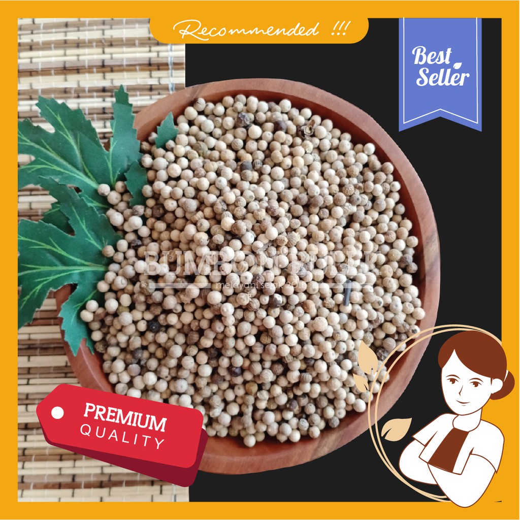 

BIJI MERICA LADA PUTIH KERING SUPER PREMIUM 100GR