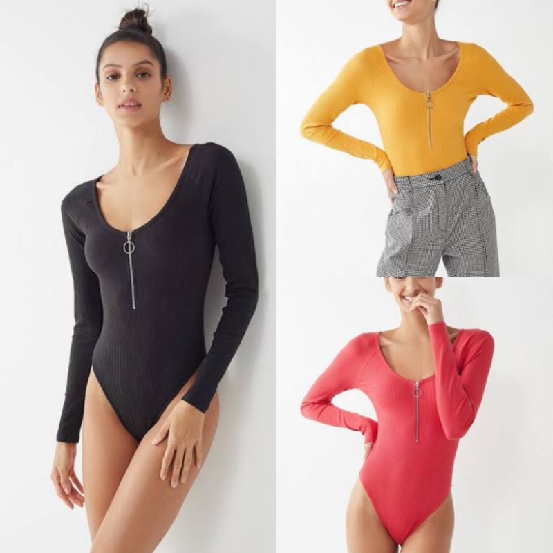 URBAN OUTFITER ZIP BODYSUIT-ORIGINAL