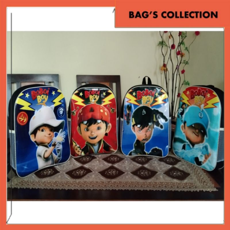Tas Ransel Anak Sekolah Laki-Laki Karakter Boboiboy/Tas Ransel Anak SD