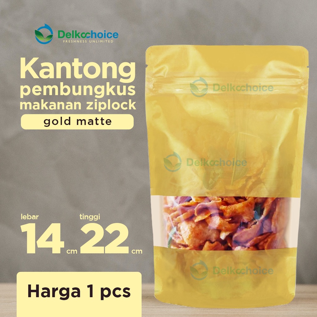 Standing Pouch Ziplock - Kantong Pembungkus Makanan Ziplock Kombinasi