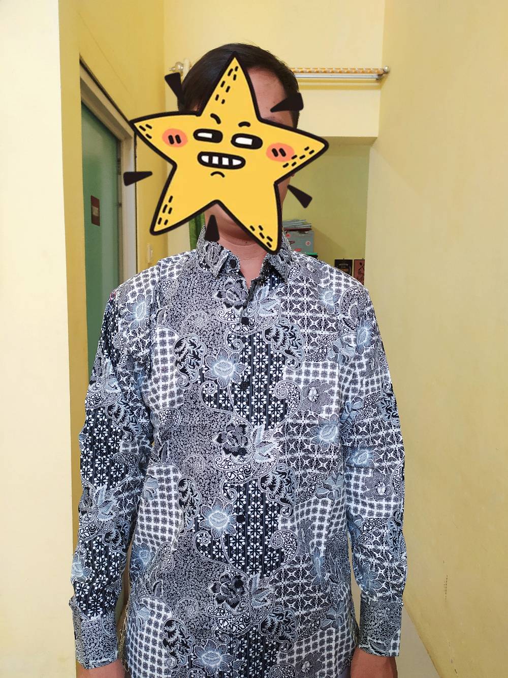 Elgo Damor (cressida) Kemeja Batik Lengan Panjang Pria Reguler Baju Batik Cowok