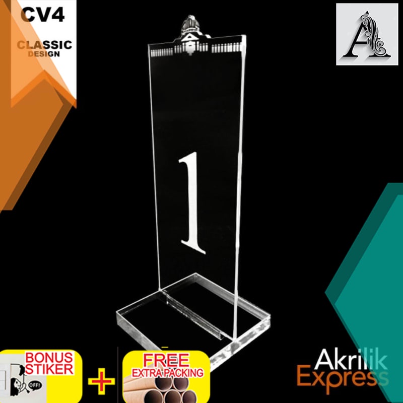 

Murah TERMURAH/ Nomor Meja Akrilik CV004