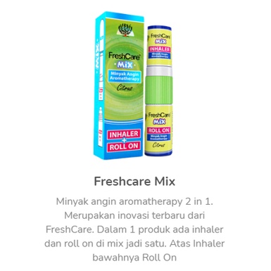 Fresh Care Minyak Angin Aromatheraphy Roll On 10ml