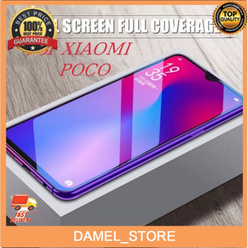 TEMPERED GLASS FULL XIAOMI POCO F2, POCO F2 PRO, POCO M2, POCO M2 PRO, POCO M3, POCO X3, MI PLAY