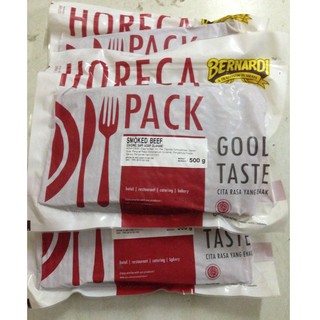 Bernardi Smoked Beef Kotak Horeca Pack 500 Gr Daging Sapi 