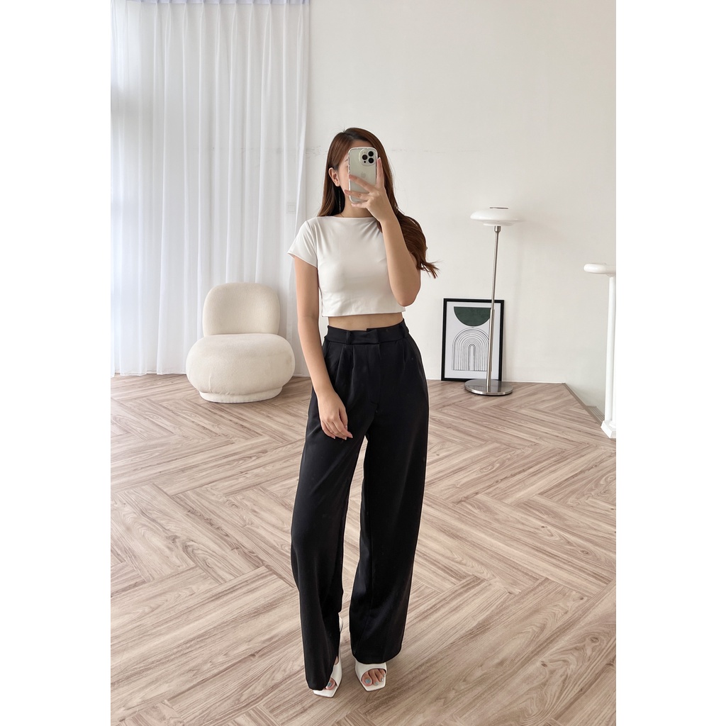 POTTIE - Ha-Ri Cullotes Pants - Long Culottes High Waist