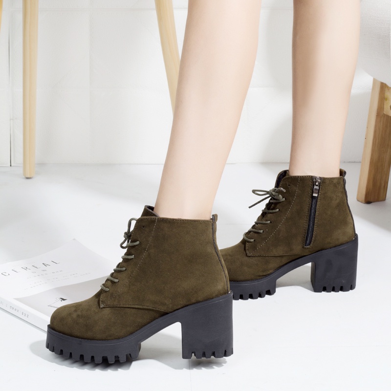 ✅PINKEY P055 SEPATU WANITA SEPATU HEELS BOOTS FASHION KOREA TERBARU