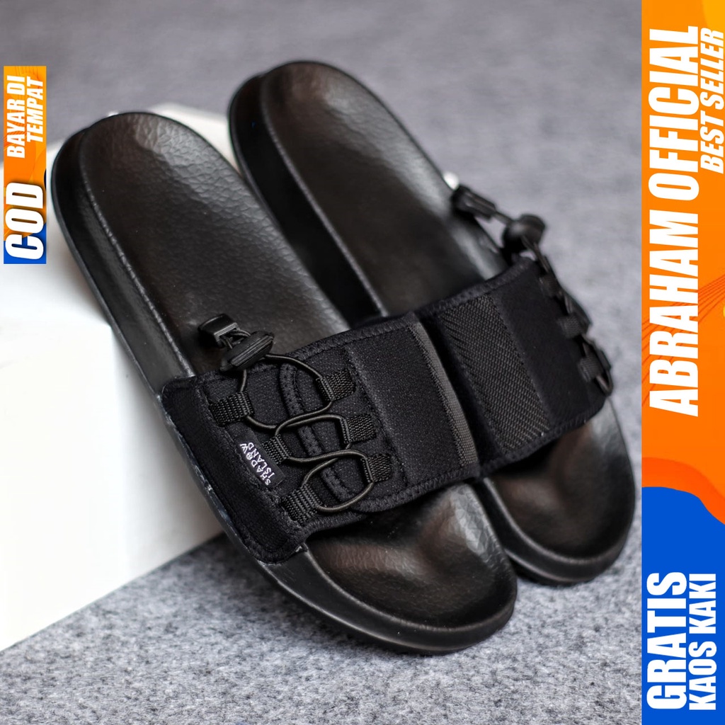 Sandal Casual Pria Sandal Slide Pria Sendal Selop Cowok Fashion Terbaru Keren