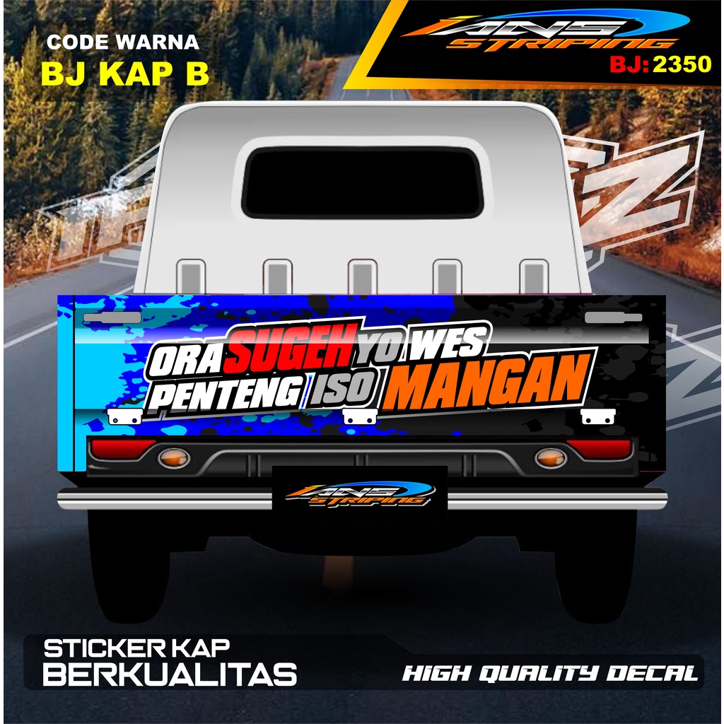 VARIASI STIKER BAK BELAKANG GRANMAX / STICKER VARIASI GRANMAX PICK UP / DECAL STIKER CARRY PICK UP / STIKER VARIASI PICK UP L300