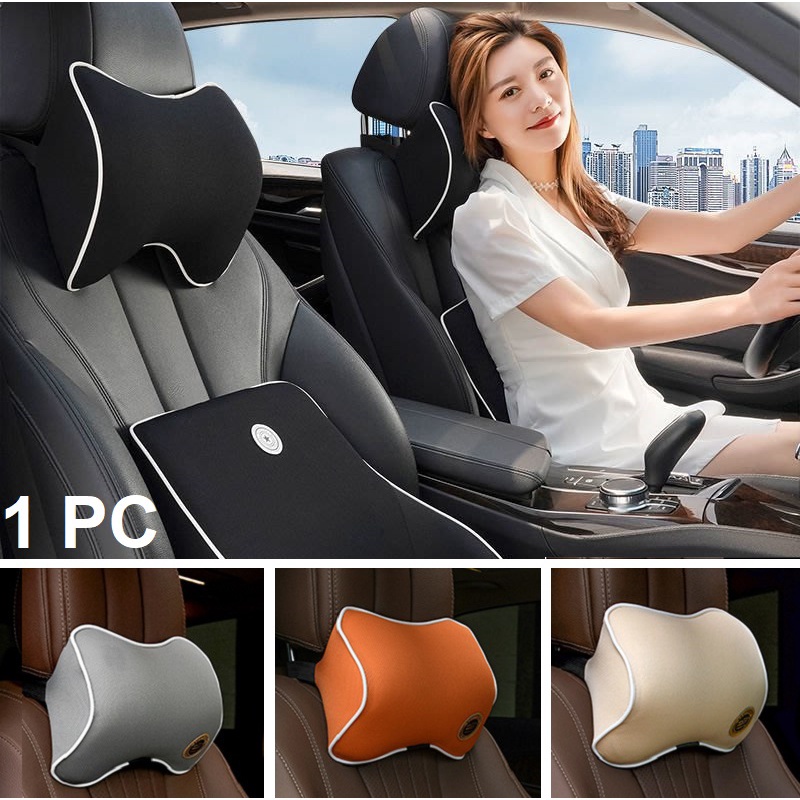 Bantal Leher Kepala Mobil Sandaran BUSA MEMORYFOAM MEMORY FOAM PREMIUM Support LEMBUT NYAMAN